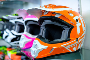 Motorcycle helmets for sale at Winton Motorcycles