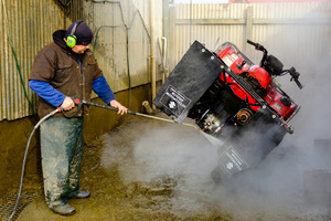Steam Clean at Winton Motorcycles